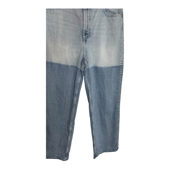 H&M Jeans Womens Size 8 Loose Straight Ankle Light Wash Denim High Rise - Picture 4 of 14